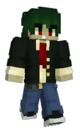 log cabin and rhino Minecraft skin — Classic model
