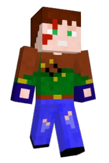 54Rorschach Minecraft avatar full body