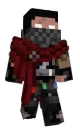 rebel and cod gray Minecraft skin — Classic model