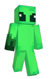 screamin' green and malachite Minecraft skin — Slim model