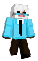 malibu and bright turquoise Minecraft skin — Classic model