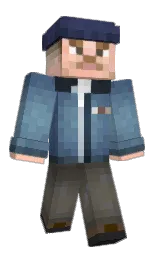 chessbored's Minecraft skin wearing the Pan cape