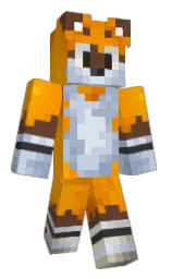 orange peel and web orange Minecraft skin — Classic model — first worn by AB123745