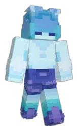 han1slaw's Minecraft skin wearing the Aurora cape