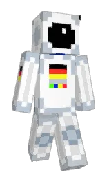 UltraZoner's Minecraft skin wearing the Migrator cape