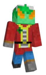 B1koblin's Minecraft skin wearing the Zombie Horse cape