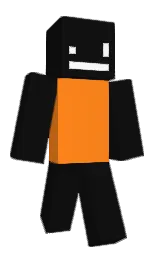 cod gray and pumpkin Minecraft skin — Classic model