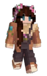 TickZero's Minecraft skin wearing the Menace cape