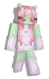 snuff and peppermint Minecraft skin — Slim model — first worn by LuckyyStarr