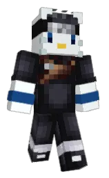 woodsmoke and porcelain Minecraft skin — Classic model — first worn by DrLipex777