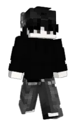 cod gray and black Minecraft skin — Classic model