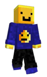 Gamer_POV's Minecraft skin wearing the Menace cape