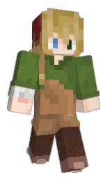 driftwood and chalet green Minecraft skin — Classic model — first worn by Emeraldssands