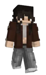 tamarind and dove gray Minecraft skin — Slim model — first worn by Byaku_