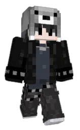 black and tuna Minecraft skin — Classic model