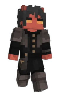 Front of Niotan's skin