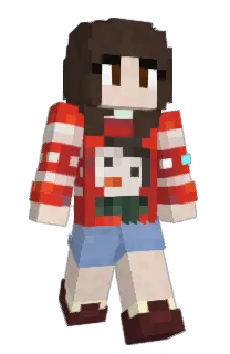 Front of Maryden's skin