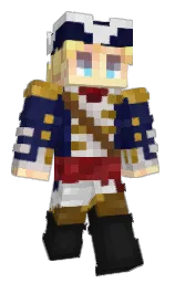 colonial white and bunting Minecraft skin — Classic model
