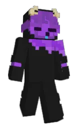 cod gray and medium purple Minecraft skin — Slim model — first worn by eepy_demon