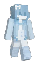 half baked and jagged ice Minecraft skin — Slim model — first worn by ds6x6