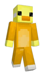 yellow sea and candy corn Minecraft skin — Slim model