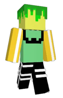 Front of Zazior's skin