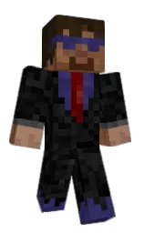 SqarX's Minecraft skin wearing the Vanilla cape