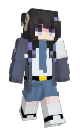comet and catskill white Minecraft skin — Slim model