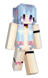 DANLIM505's Minecraft skin wearing the Purple Heart cape