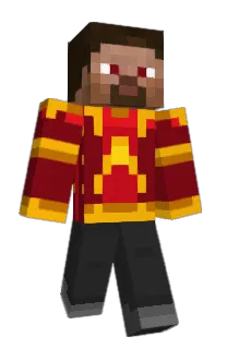 Front of Sact's skin
