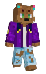 Nick_fluffybear's Minecraft skin wearing the Aurora cape