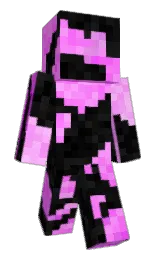 black and cod gray Minecraft skin — Classic model