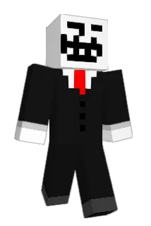 55orange Minecraft avatar full body