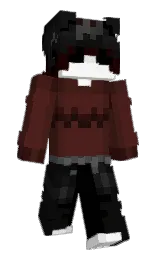 saaturno's Minecraft skin wearing the Menace cape