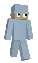 PeNek0's Minecraft skin wearing the Home cape