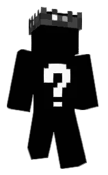 black and tundora Minecraft skin — Classic model — first worn by MoMoHo1ka