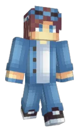 SiniuDrakon's Minecraft skin wearing the Purple Heart cape