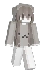 cotton seed and white Minecraft skin — Slim model