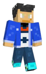 royal blue and rob roy Minecraft skin — Classic model