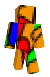 Front of Blumestick's skin
