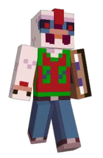 Front of AynPain's skin