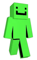 screamin' green and black Minecraft skin — Slim model