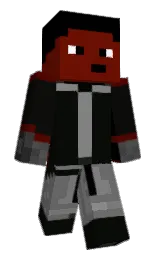 NilsonGamer99's Minecraft skin wearing the Menace cape