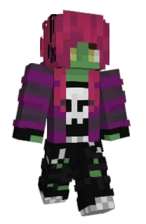 Front of Kammek's skin