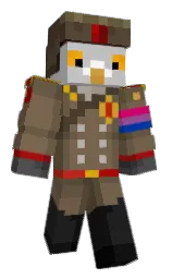 CamelKungFu's Minecraft skin wearing the Pan cape