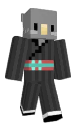 mine shaft and gray Minecraft skin — Classic model — first worn by tkt6