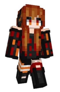 Front of ABlueFlan's skin