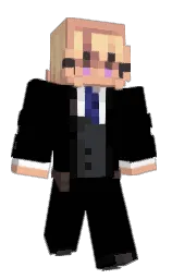 black and tonys pink Minecraft skin — Classic model — first worn by Koiso_