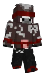 woody brown and cod gray Minecraft skin — Classic model