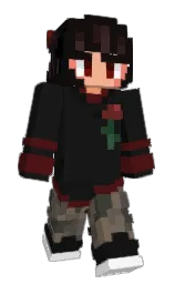 cod gray and cocoa brown Minecraft skin — Slim model